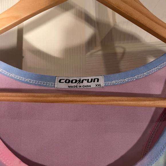 Cool Run Pastel tie dye tank top size XXL - Picture 2 of 3